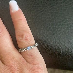 Sterling silver Tanzanite ring